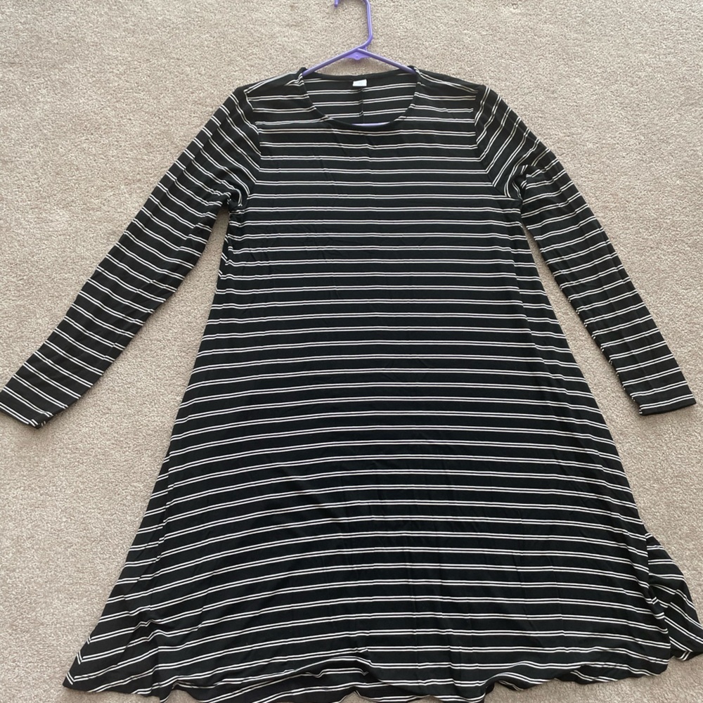 Long sleeve striped dress from Old Navy, size medium!